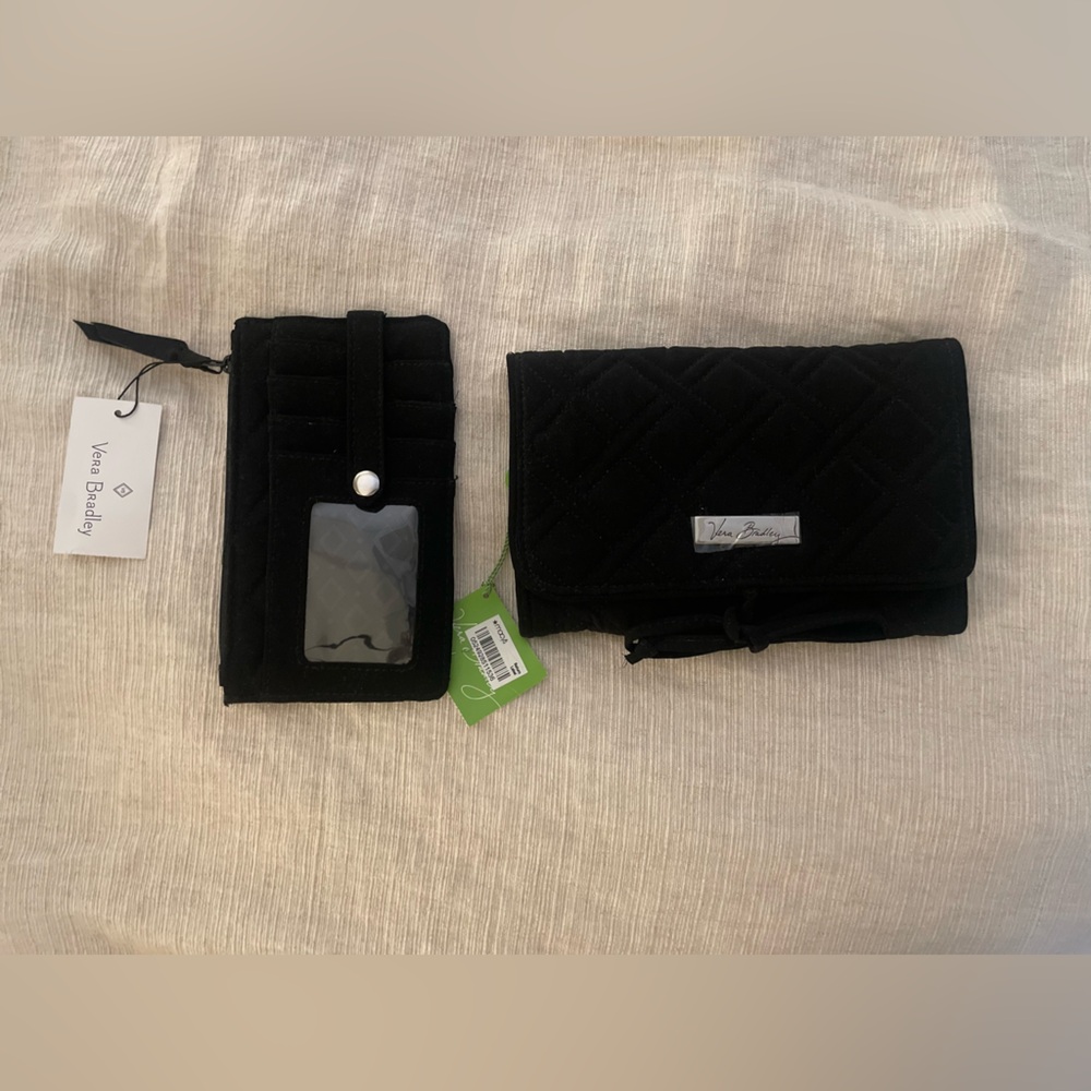 Vera Bradley All Wrapped Up Jewelry Roll and Ultimate Card Case